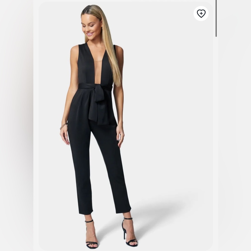 - BEBE Illusion Mesh Jumpsuit Retail: $149